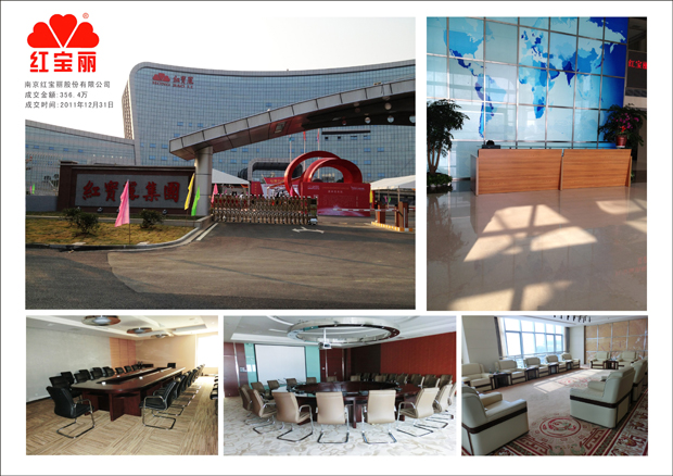 南京紅寶麗辦公家具采購安裝項目
