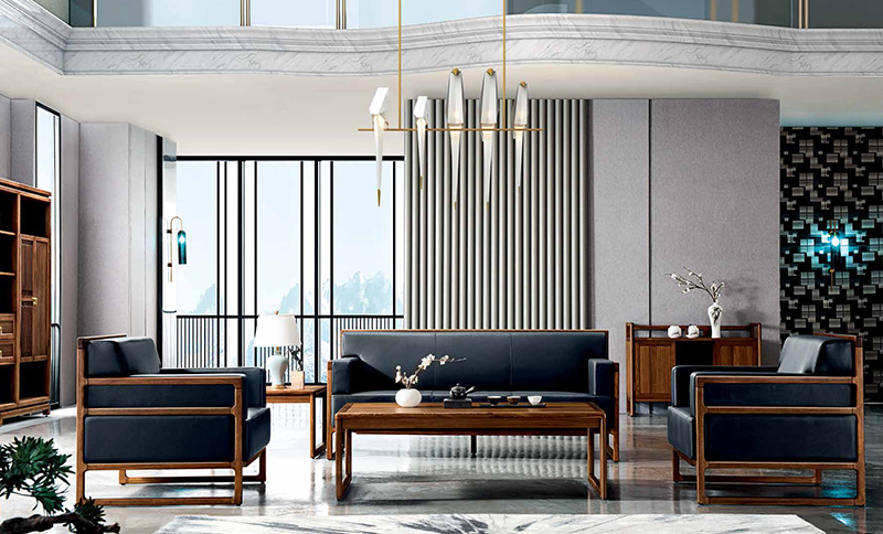 獨具匠心全實木老板總裁辦公室沙發- 小江南系列 獨具匠心全實木老板總裁辦公室沙發- 小江南系列