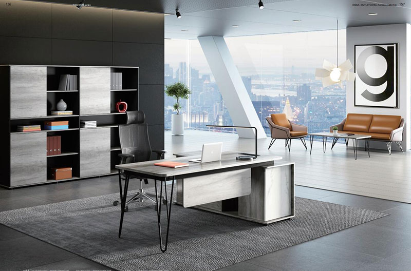 圓方系列 - 老板創業現代辦公室大班臺 圓方系列 - 老板創業現代辦公室大班臺