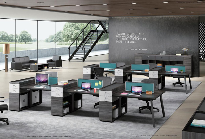 科沃系列 - 現代辦公室職員辦公屏風卡位