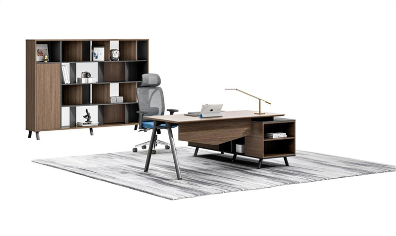 莫蘭迪系列 - 時尚美觀總監經理膠板辦公桌