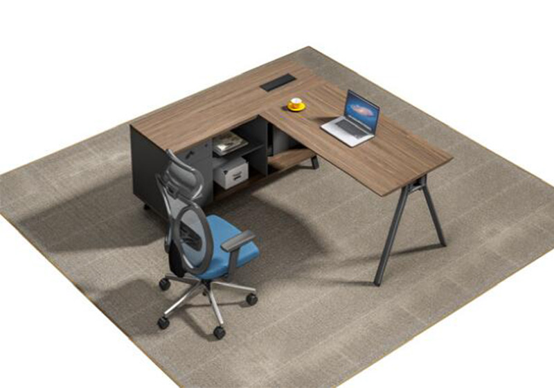 莫蘭迪系列 - 時尚美觀總監經理膠板辦公桌