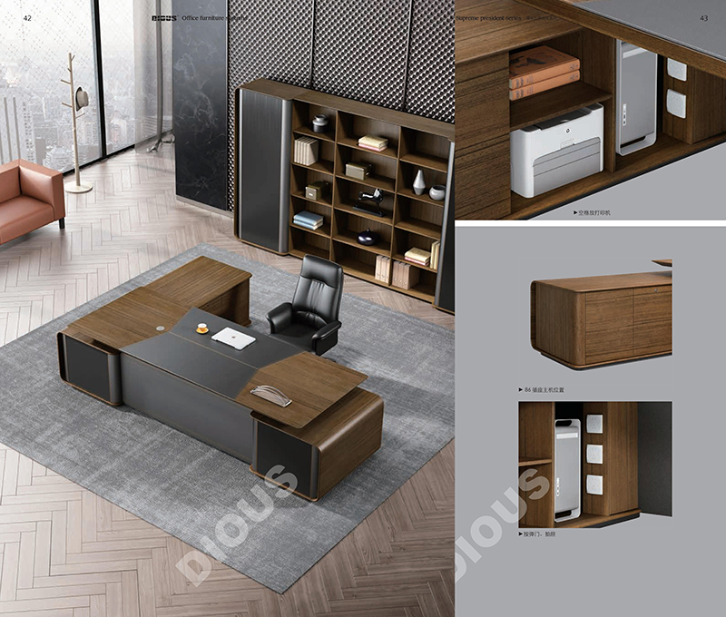 詩意系列總裁大班臺(tái) 詩意系列總裁大班臺(tái)