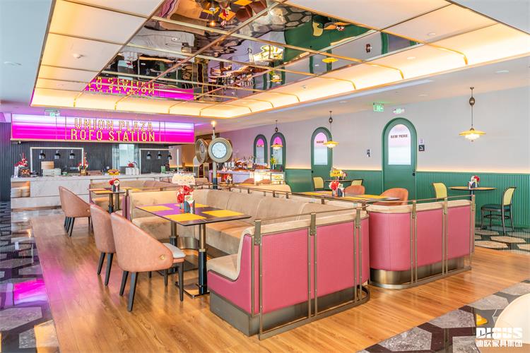 酒店吧臺休閑區和餐廳家具