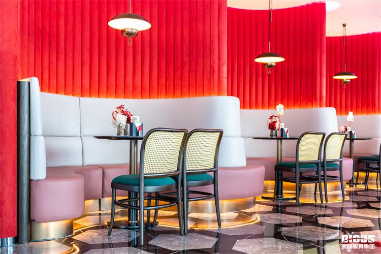 酒店吧臺休閑區和餐廳家具