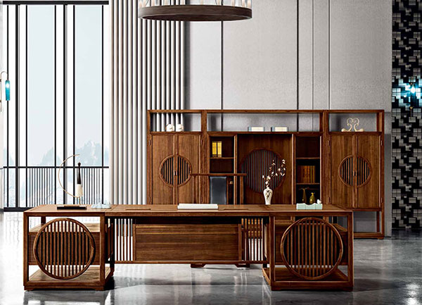 2019迪歐新款實(shí)木總裁大班臺(tái)-圓意系列 2019迪歐新款實(shí)木總裁大班臺(tái)-圓意系列