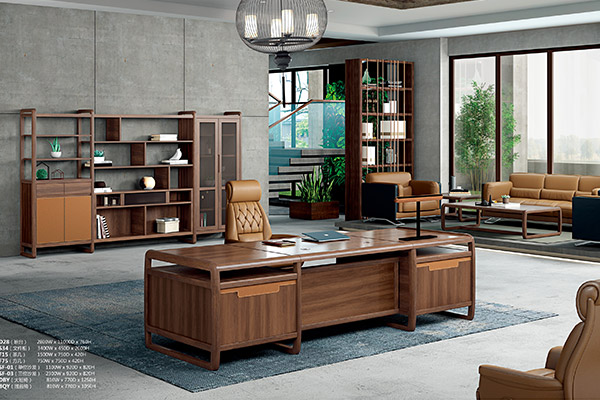 新中式老板辦公桌全實(shí)木老板班臺-雅致 新中式老板辦公桌全實(shí)木老板班臺-雅致