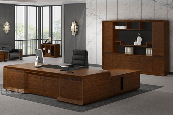 企業(yè)單位油漆胡桃木現代簡約風格老板大班臺-騰爵 企業(yè)單位油漆胡桃木現代簡約風格老板大班臺-騰爵