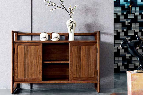 現代實木總裁辦公室茶水柜-小江南 現代實木總裁辦公室茶水柜-小江南